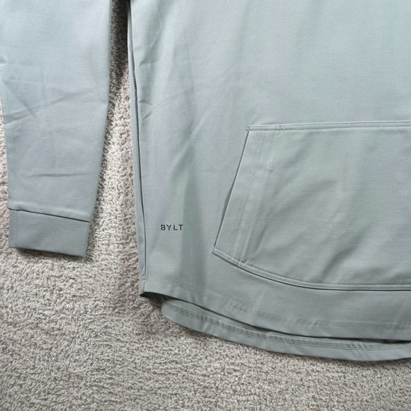 Bylt Mens Elite Drop Cut Pullover Hoodie Sweatshirt Grey Size Large NWT Comfy - Picture 5 of 11